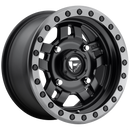 16X8 Fuel D557 Anza Matte Black Gun Metal Ring 6X139.7 ET1 wheel/rim