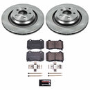 PowerStop OE Stock Replacement Low-Dust Ceramic Brake Pad and Rotor Kit