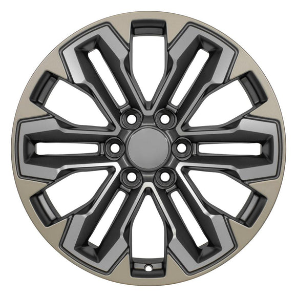 20" Replica CV69 fits Chevrolet Silverado 20 in. x 9 in. Gunmetal