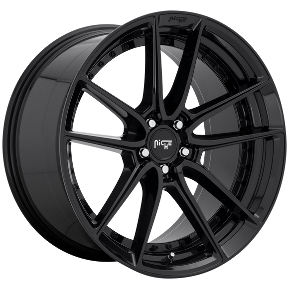18X8 Niche M223 DFS Gloss Black 5X112 ET42 wheel/rim