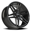 22x9.5 Vision 476 Wedge Gloss Black Wheel 5x139.7 ET8 CB77.8