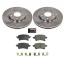 PowerStop OE Stock Replacement Low-Dust Ceramic Brake Pad and Rotor Kit