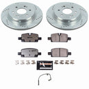 PowerStop Z36 Carbon-Fiber Ceramic Brake Pad with Drilled and Slotted Rotor Kit