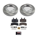 PowerStop Semi-Coated Rotor and Low-Dust Ceramic Brake Pad Kit