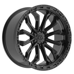 17x9 TIS 556SB Satin Black w/Cast Bead Ring 6x135 ET0 Wheel Rim