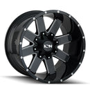 17X9 Ion Alloy 141 Black-Gloss Wheel/Rim 6x135 ET13 141-7937M13