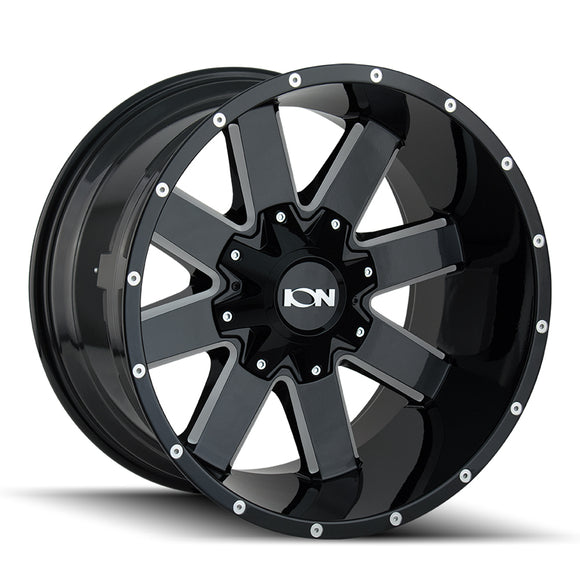 17X9 Ion Alloy 141 Black-Gloss Wheel/Rim 6x135 ET13 141-7937M13