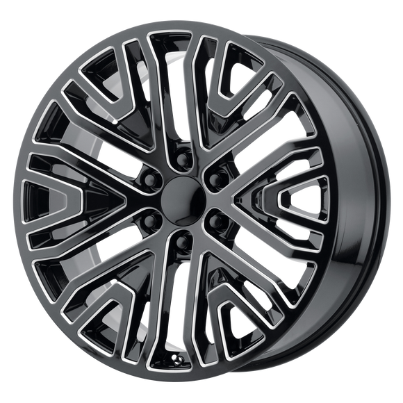 24X10 Performance Replicas PR197 Black 6X139.7 6X5.5 ET31 Wheel Rim