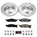 PowerStop Z23 Daily Driver Carbon-Fiber Ceramic Brake Pad and Drilled & Slotted