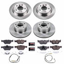 PowerStop OE Stock Replacement Low-Dust Ceramic Brake Pad and Rotor Kit