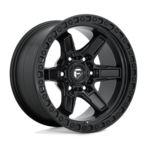 17X9 Fuel D697 KICKER Matte Black 6X139.7 ET1 wheel/rim