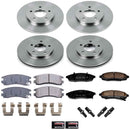 PowerStop OE Stock Replacement Low-Dust Ceramic Brake Pad and Rotor Kit
