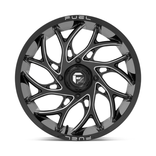 20X7 Fuel UTV D741 Runner Gloss Black Milled 4X137 ET13 wheel/rim