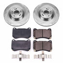 PowerStop OE Stock Replacement Low-Dust Ceramic Brake Pad and Rotor Kit