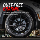 PowerStop Genuine Geomet Coated Rotor and Low-Dust Ceramic Brake Pad Kit