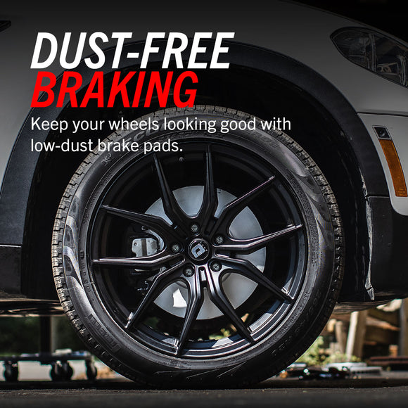 PowerStop Genuine Geomet Coated Rotor and Low-Dust Ceramic Brake Pad Kit