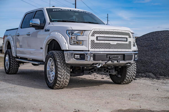 Rough Country Hidden Winch Mount For Ford F-150 2WD 4WD 15-20