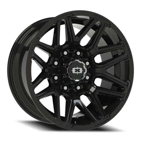 20X10 Vision 305 Rekluse Gloss Black Wheel 8x165.1 8x6.5 ET-25 CB125.2