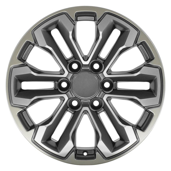 18" Replica CV69 fits Chevrolet Silverado 18 in. x 8.5 in. Gunmetal