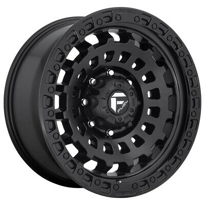 18X9 Fuel D633 Zephyr Matte Black 5X127 ET-12 wheel/rim