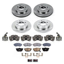 PowerStop OE Stock Replacement Low-Dust Ceramic Brake Pad, Rotor and Caliper Kit