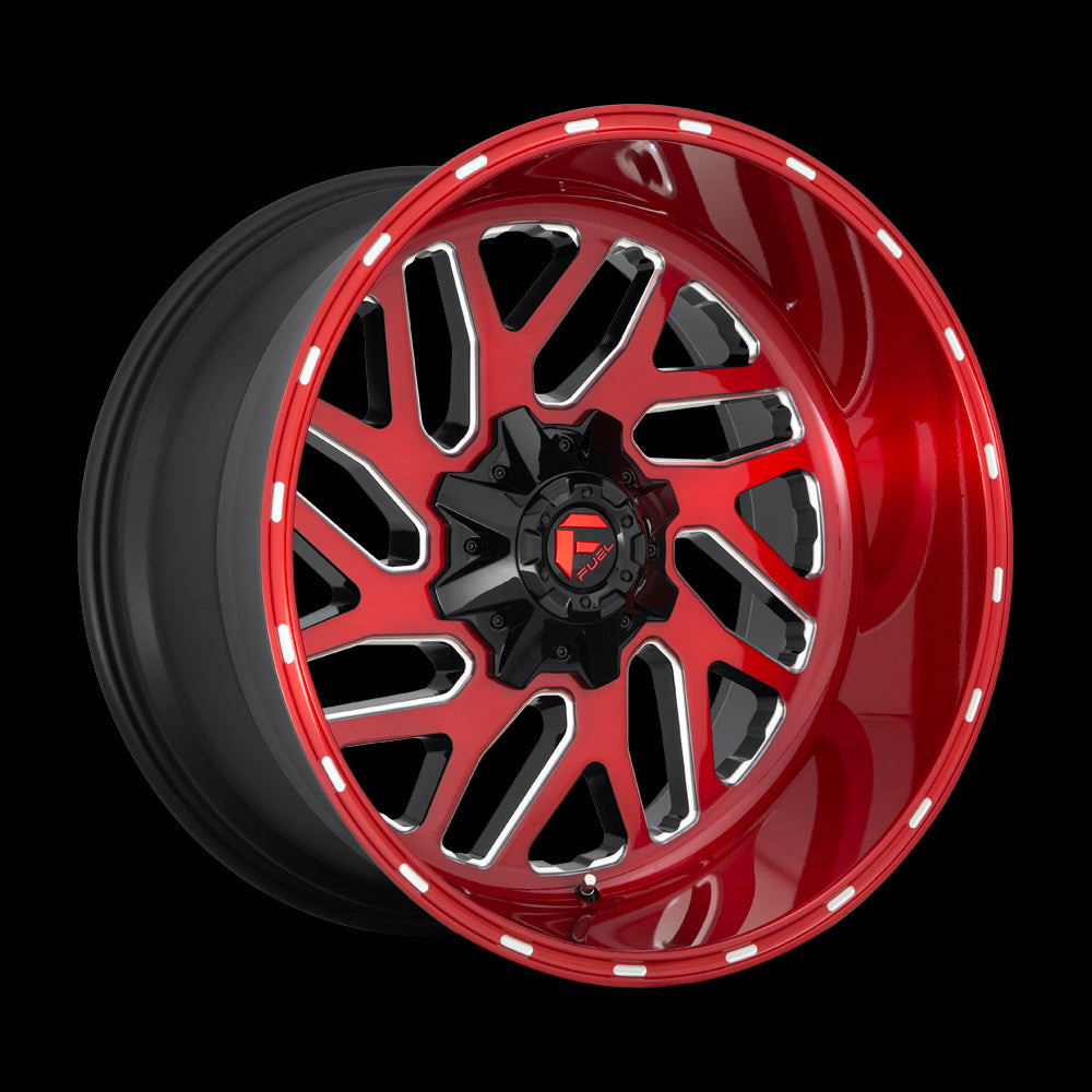 20X10 Fuel D691 Triton Candy Red Milled 8X170 ET-18 wheel/rim