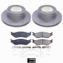 Genuine Geomet Coated Rotor and Low-Dust Ceramic Brake Pad Kit