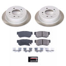 PowerStop Semi-Coated Rotor and Low-Dust Ceramic Brake Pad Kit