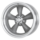15x7 American Racing Classic Torq Thrust II 1 Pc Gray Wheel 5X127 15-7