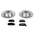 PowerStop Z23 Daily Driver Carbon-Fiber Ceramic Brake Pad and Drilled & Slotted