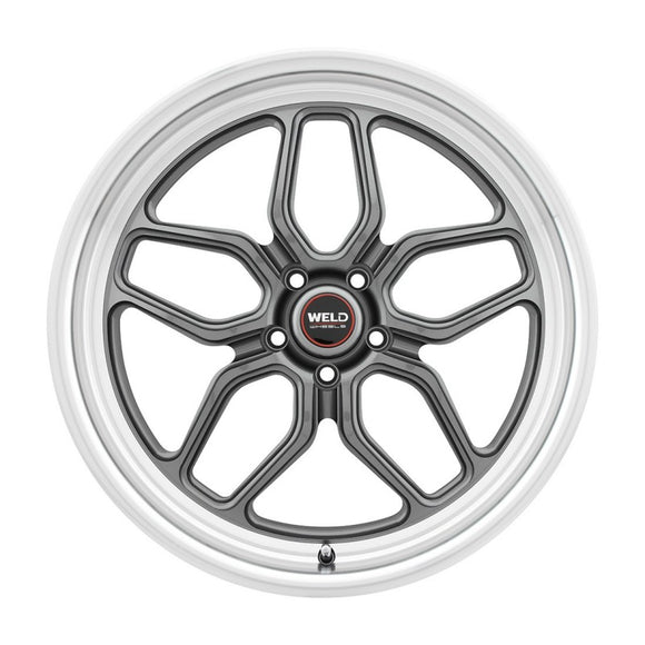 22x8.5 WELD Performance Laguna Gunmetal Milled 5x127 5x5 ET6 Wheel Rim