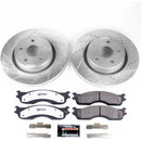 PowerStop Z36 Carbon-Fiber Ceramic Brake Pad with Drilled and Slotted Rotor Kit
