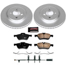 PowerStop Genuine Geomet Coated Rotor and Carbon-Fiber Ceramic Brake Pad Kit