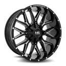 22x10 Hardrock Affliction Gloss Black Milled 8x165.1 ET-19 wheel/rim-2