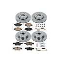 PowerStop OE Stock Replacement Low-Dust Ceramic Brake Pad and Rotor Kit