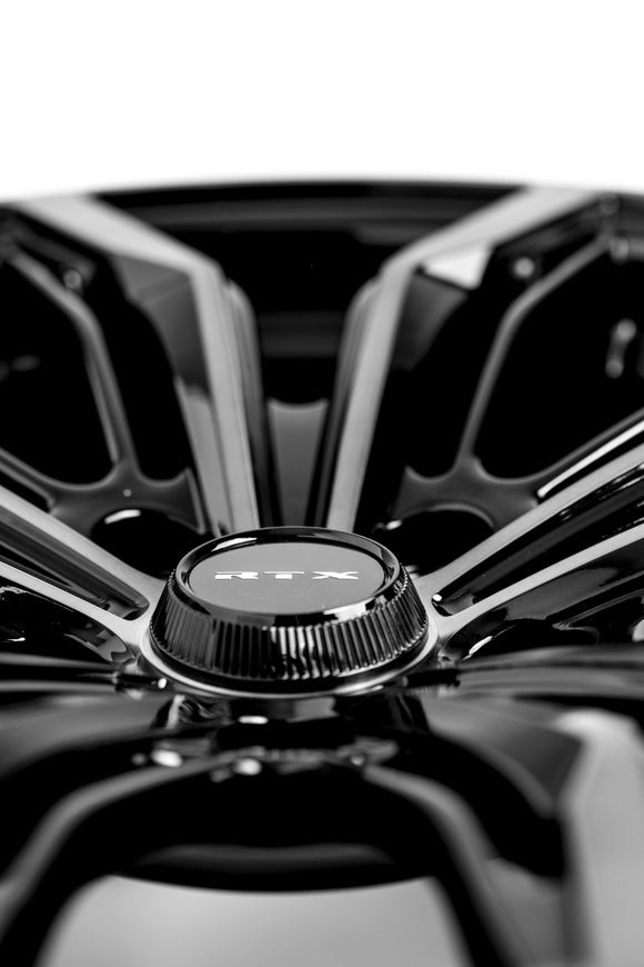 19x8.5 RTX Black Widow Black Machined Grey 5x114.3 ET38 wheel/rim