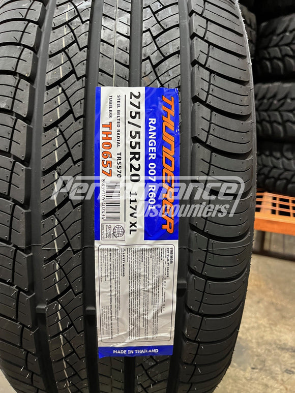 Thunderer Ranger 007 R601 HT Tire P275/55R20 117V BSW XL 2755520 275 55 20