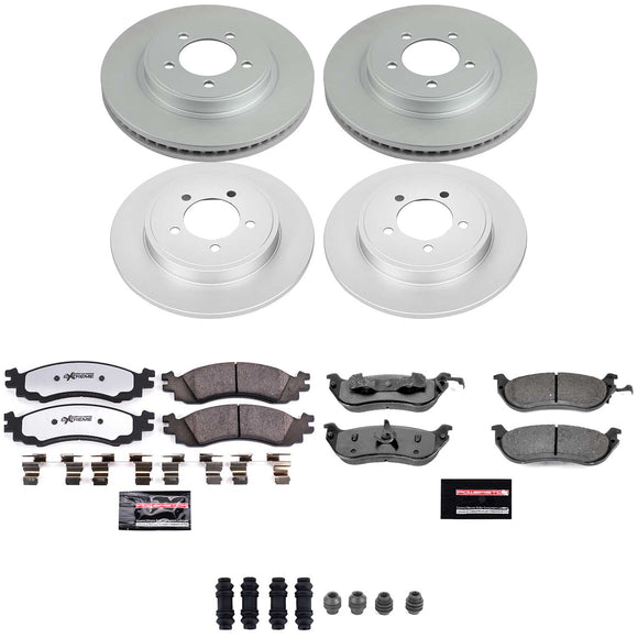 Z36 Truck & Tow Premium Carbon-Fiber Ceramic Brake Pad and Fully Coated Rotor Ki