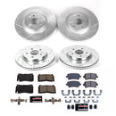 PowerStop Z23 Daily Driver Carbon-Fiber Ceramic Brake Pad and Drilled & Slotted