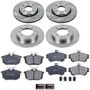 PowerStop OE Stock Replacement Low-Dust Ceramic Brake Pad and Rotor Kit