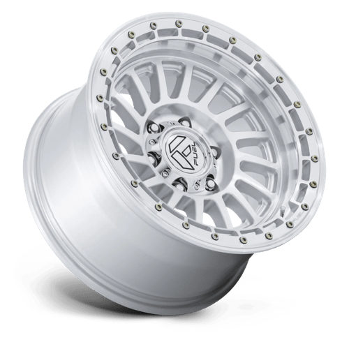 17x9 Fuel Off-Road FC897 Havoc Gloss Silver With Machined Face 6x135 ET1 Wheel
