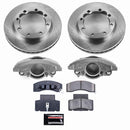 PowerStop OE Stock Replacement Low-Dust Ceramic Brake Pad, Rotor and Caliper Kit