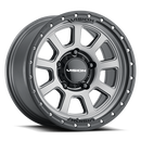 17x9 Vision 350 Ojos Satin Grey 5x114.3 5x4.5 ET12 Wheel Rim