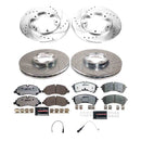 PowerStop Z36 Carbon-Fiber Ceramic Brake Pad with Drilled and Slotted Rotor Kit