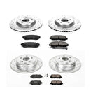 PowerStop Z23 Daily Driver Carbon-Fiber Ceramic Brake Pad and Drilled & Slotted