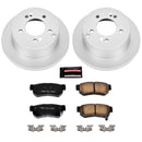 PowerStop Genuine Geomet Coated Rotor and Low-Dust Ceramic Brake Pad Kit