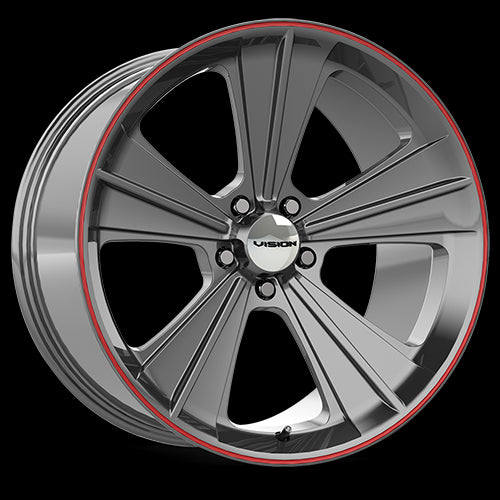 Vision V327 Satin Black 20x11 5x114.3 ET 50 wheel/rim