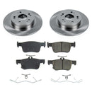 PowerStop OE Stock Replacement Low-Dust Ceramic Brake Pad and Rotor Kit