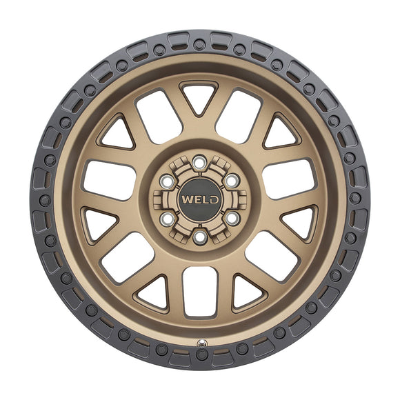 17x9 WELD Off-Road Cinch Bronze / Black 6x135 6x139.7 6x5.5 ET0 Wheel Rim
