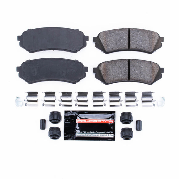 PowerStop Z23 Evolution Sport Carbon-Fiber Brake Pads With Hardware